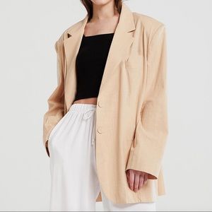 Storets Oversized Blazer in Beige